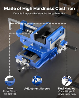 2 Way X-Y Compound Vise Cross Slide Mill