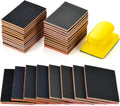 24PCS Sanding Sponge Set,180-3000 Grit Soft Foam Hand Sander Block,3x4 Inch Wet Dry Sandpaper