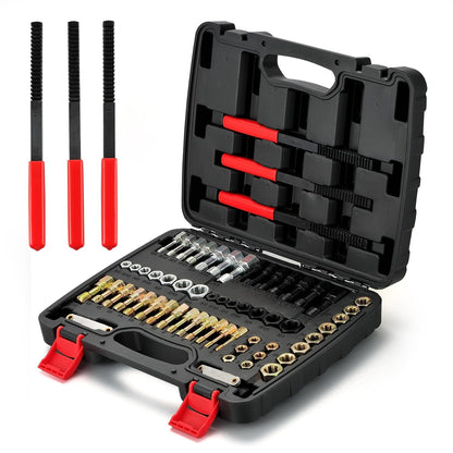 MAXMAN 61Pcs Thread Chaser Set, UNC/UNF/Metric