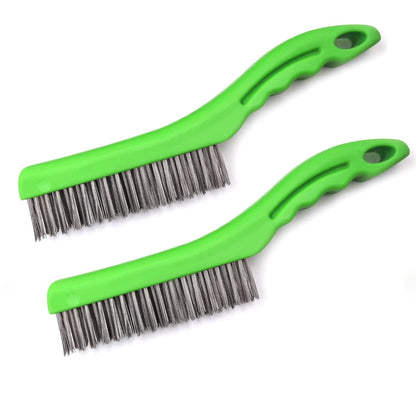 Stainless Steel Wire Brush Set 2 PCS 10 Inch
