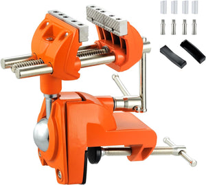 MAXMAN Clamp Bench Vise with Post Universal