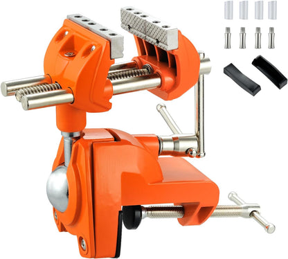 MAXMAN Clamp Bench Vise with Post Universal