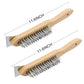 12 Inch Stainless Steel Wire Scratch Brush 2pcs