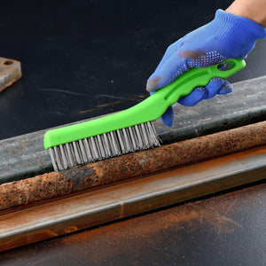 Stainless Steel Wire Brush Set 2 PCS 10 Inch
