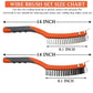 14 Inch Stainless and Carbon Steel Wire Scratch Brush 2 Pcs
