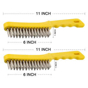 Wire Scratch Brush 2 Set 11 Inch