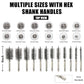 MAXMAN Wire Brush for Drill, 12pcs Drill Brush Set