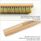 Brass Brush Set 4Pcs with 10 Inch Natural Beechwood Handle