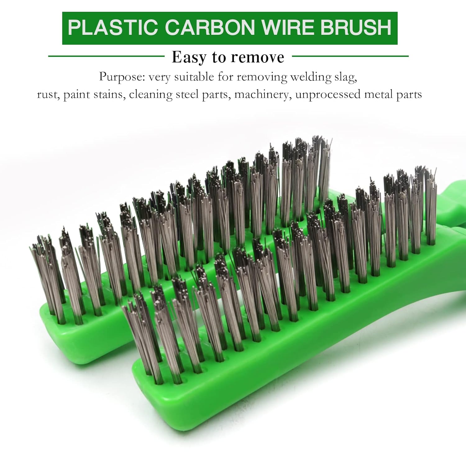 Stainless Steel Wire Brush Set 2 PCS 10 Inch