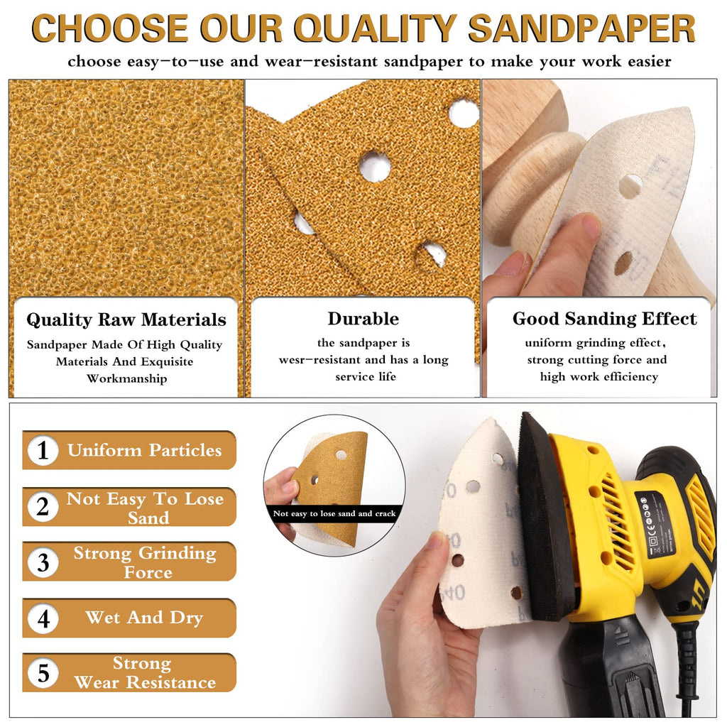 MAXMAN Mouse Detail Sander - 40pc Sanding Kit