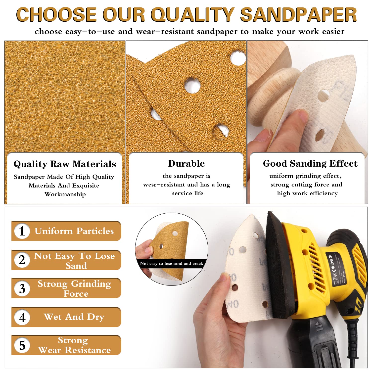 MAXMAN Mouse Detail Sander - 40pc Sanding Kit