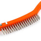 14 Inch Stainless and Carbon Steel Wire Scratch Brush 2 Pcs
