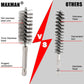 Stainless Steel Bore Brush, 8pcs Wire Brush for Drill