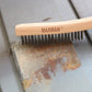 Heavy Duty Stainless Steel Wire Brush with 14" Long Beech Handle