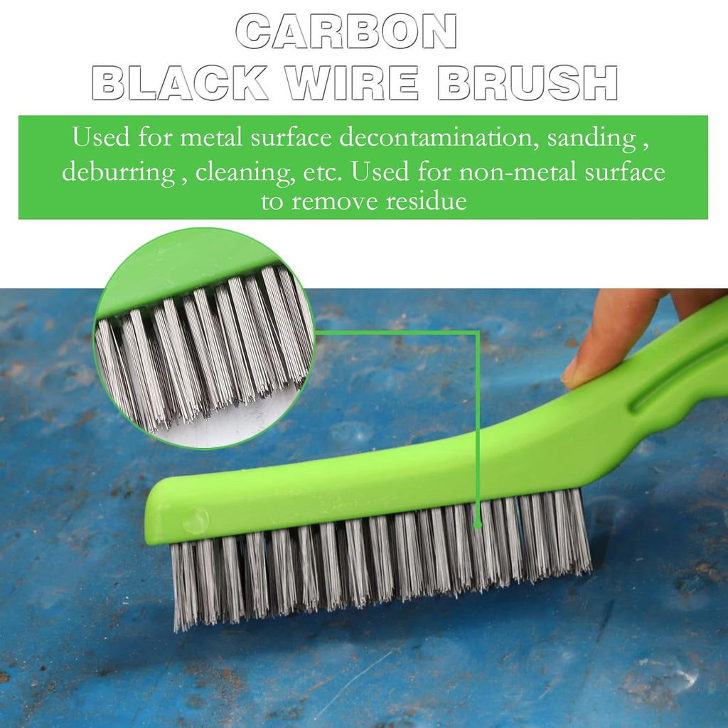 Stainless Steel Wire Brush Set 2 PCS 10 Inch