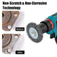 Nylon Drill Brush Set for Rust Removal - 9 Pack Abrasive Wheel & Cup Brush Attachments