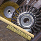 Brass Brush Set 4Pcs with 10 Inch Natural Beechwood Handle