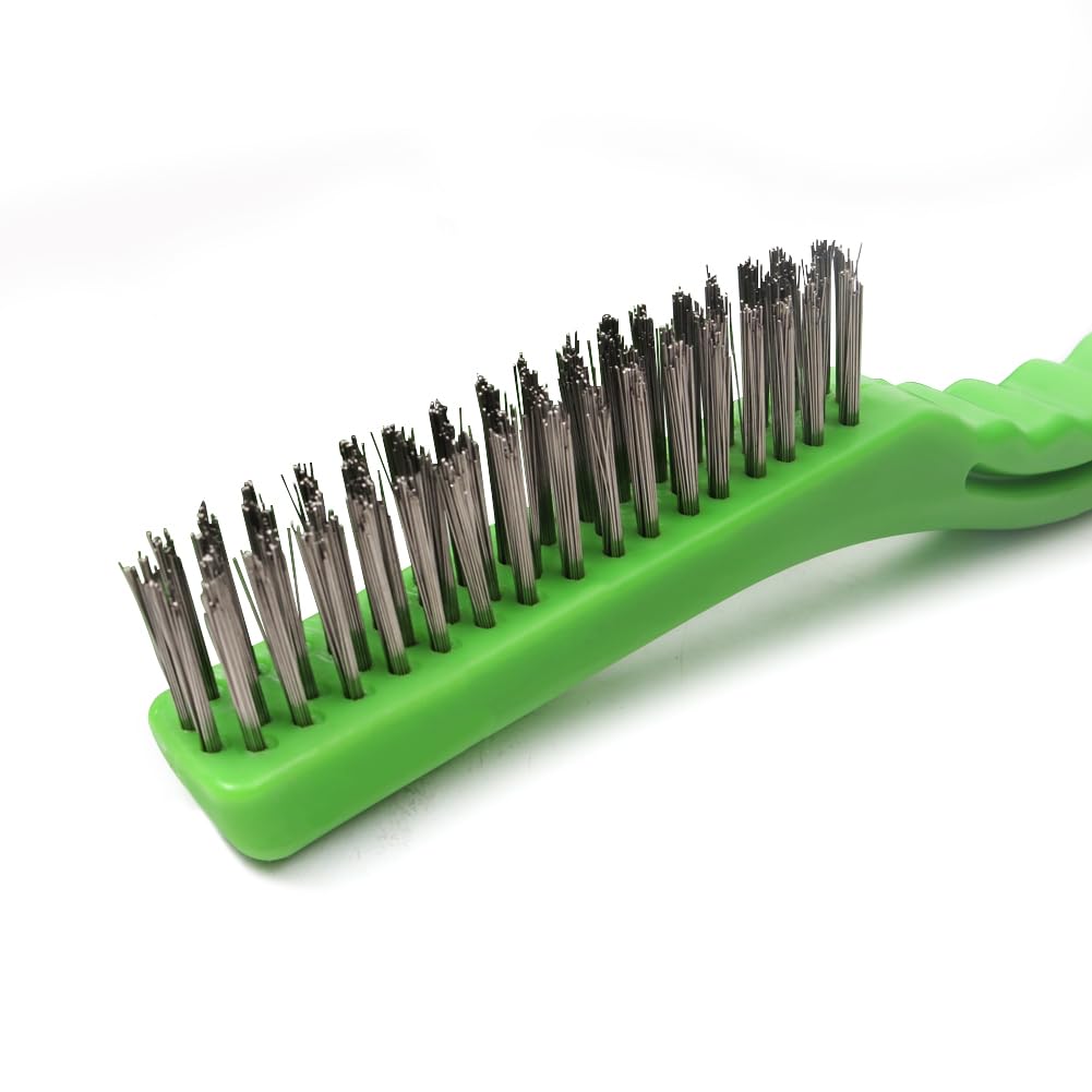Stainless Steel Wire Brush Set 2 PCS 10 Inch