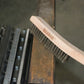 Heavy Duty Stainless Steel Wire Brush with 14" Long Beech Handle