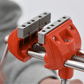 MAXMAN Clamp Bench Vise with Post Universal