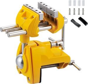 MAXMAN Clamp Bench Vise with Post Universal